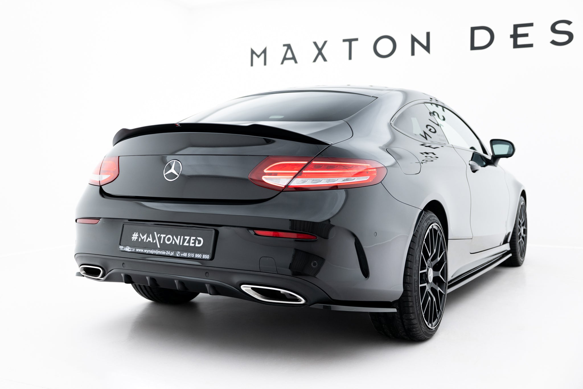 Unterer Heck Spoiler Mercedes- Benz C Coupe AMG-Line C205
