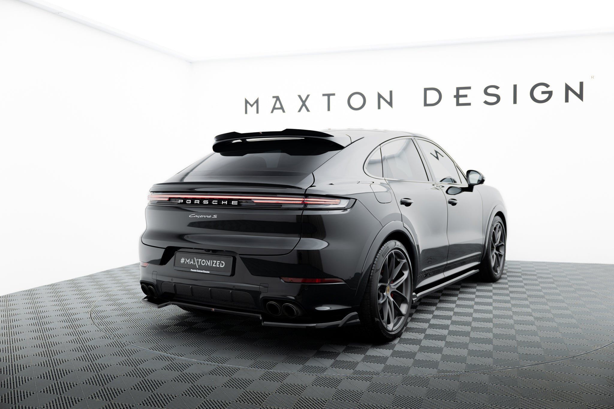 Unterer Heck Spoiler Porsche Cayenne Coupe MK3