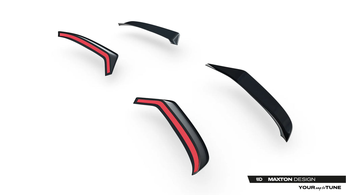 Unterer Heck Spoiler Volkswagen Transporter T7 / Ford Transit Custom MK2