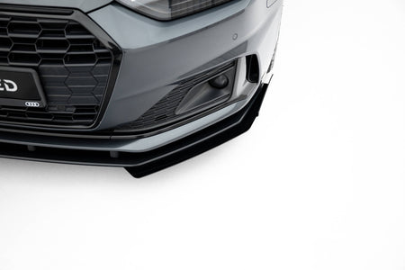 Street Pro Frontspoiler Lippe Flaps + Flaps Audi A5 F5 Facelift
