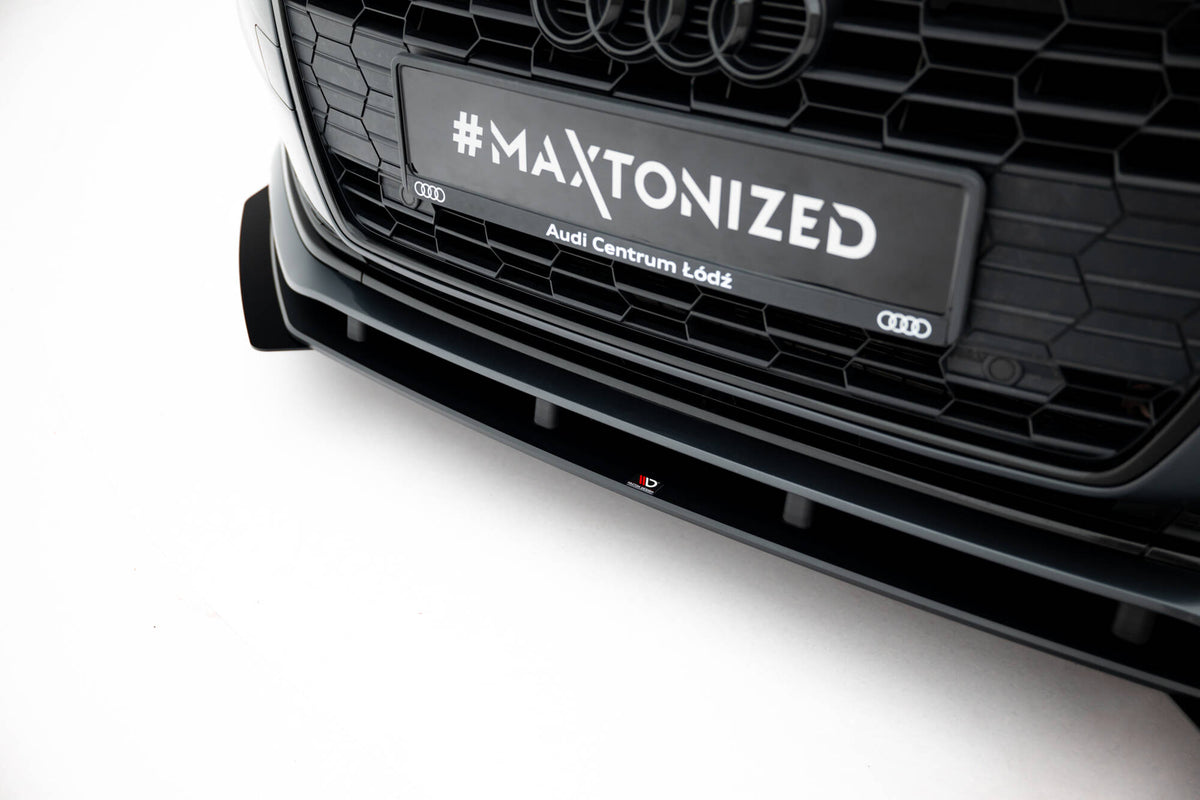 Street Pro Frontspoiler Lippe Flaps + Flaps Audi A5 F5 Facelift