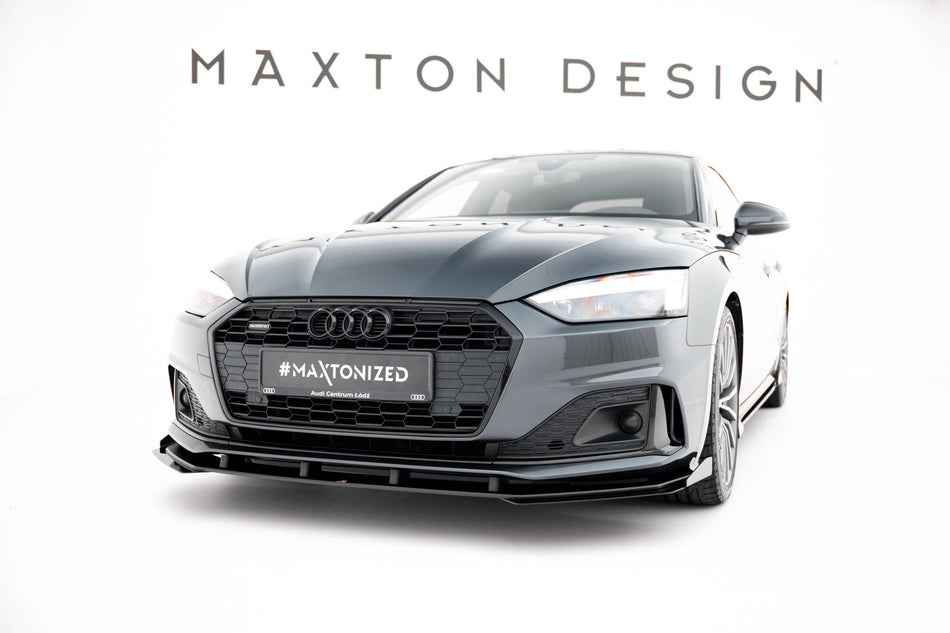 Street Pro Frontspoiler Lippe Flaps + Flaps Audi A5 F5 Facelift