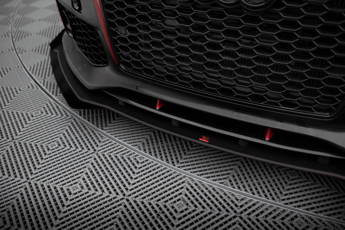 Street Pro Frontspoiler Lippe Flaps + Flaps Audi A7 RS7 Look C7
