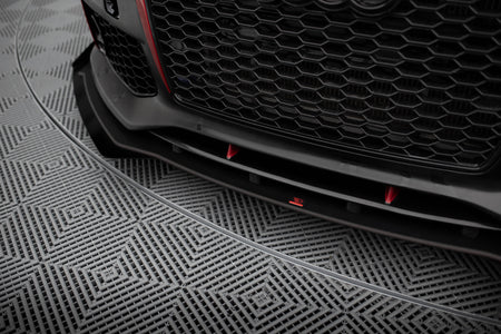 Street Pro Frontspoiler Lippe Flaps + Flaps Audi A7 RS7 Look C7