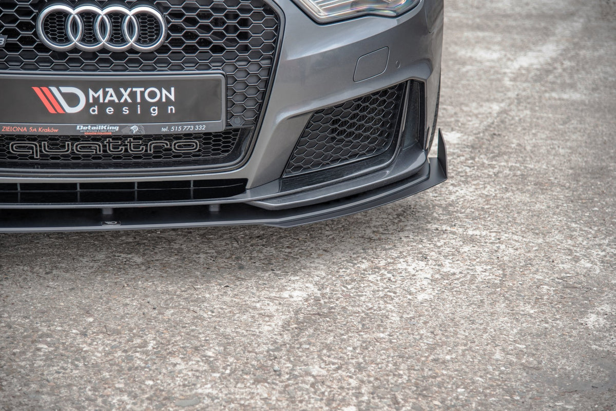 Street Pro Frontspoiler Lippe Flaps Audi RS3 8V Sportback