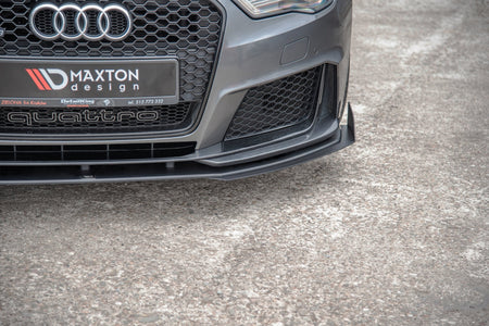 Street Pro Frontspoiler Lippe Flaps Audi RS3 8V Sportback