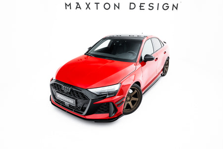 Street Pro Frontspoiler Lippe Flaps + Flaps Audi RS3 Sedan 8Y Facelift