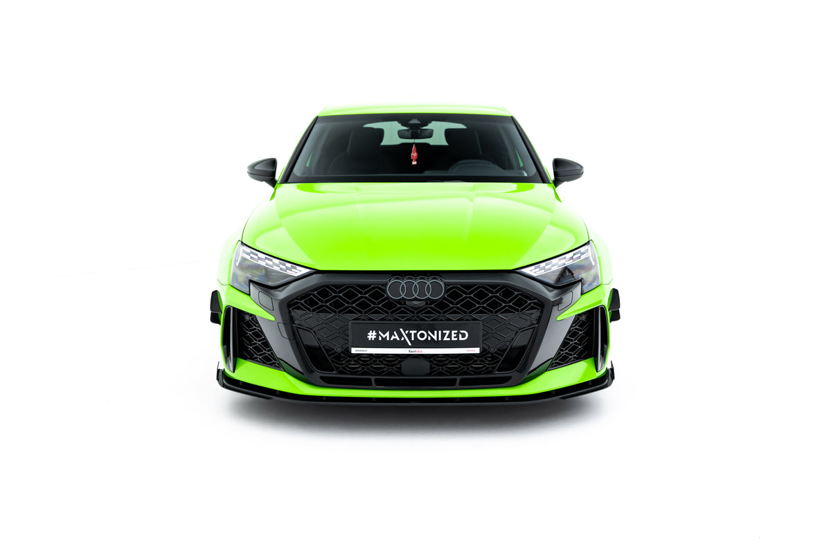 Street Pro Frontspoiler Lippe Flaps + Flaps Audi RS3 Sportback 8Y Facelift