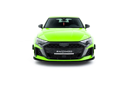 Street Pro Frontspoiler Lippe Flaps + Flaps Audi RS3 Sportback 8Y Facelift