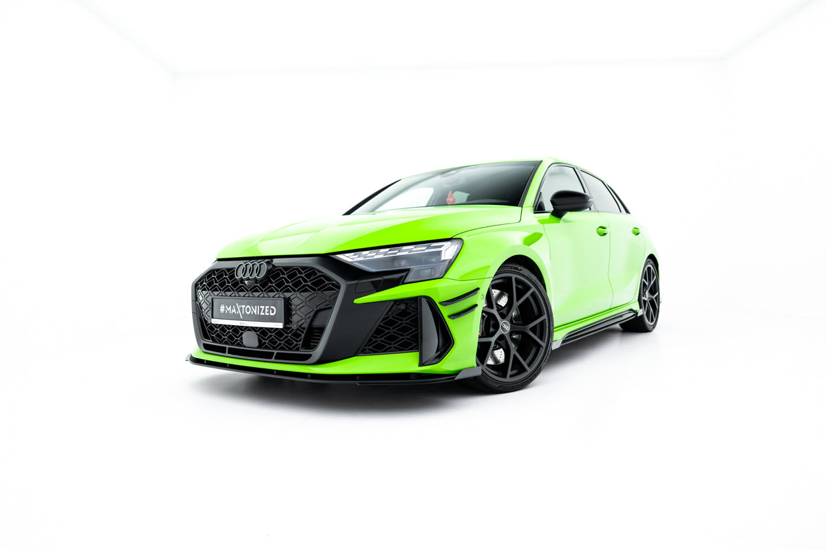 Street Pro Frontspoiler Lippe Flaps + Flaps Audi RS3 Sportback 8Y Facelift