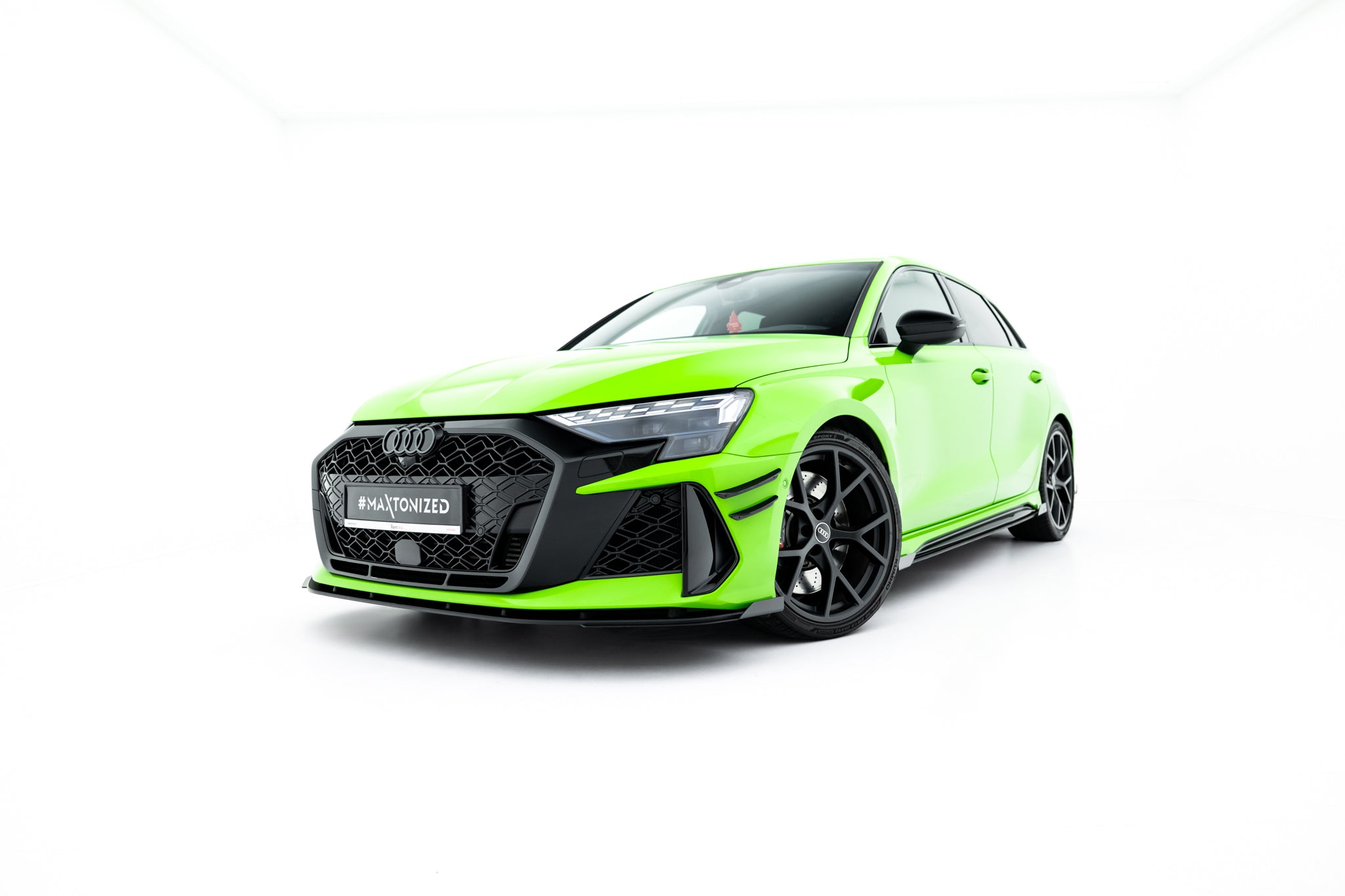 Street Pro Frontspoiler Lippe Flaps + Flaps Audi RS3 Sportback 8Y Facelift