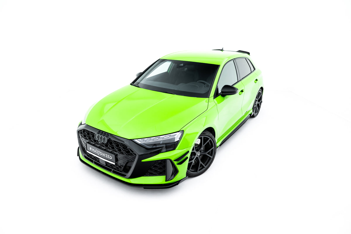 Street Pro Frontspoiler Lippe Flaps + Flaps Audi RS3 Sportback 8Y Facelift