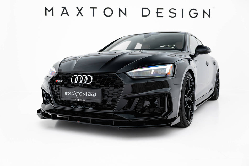 Street Pro Frontspoiler Lippe Flaps + Flaps Audi RS5 Coupe / Sportback F5