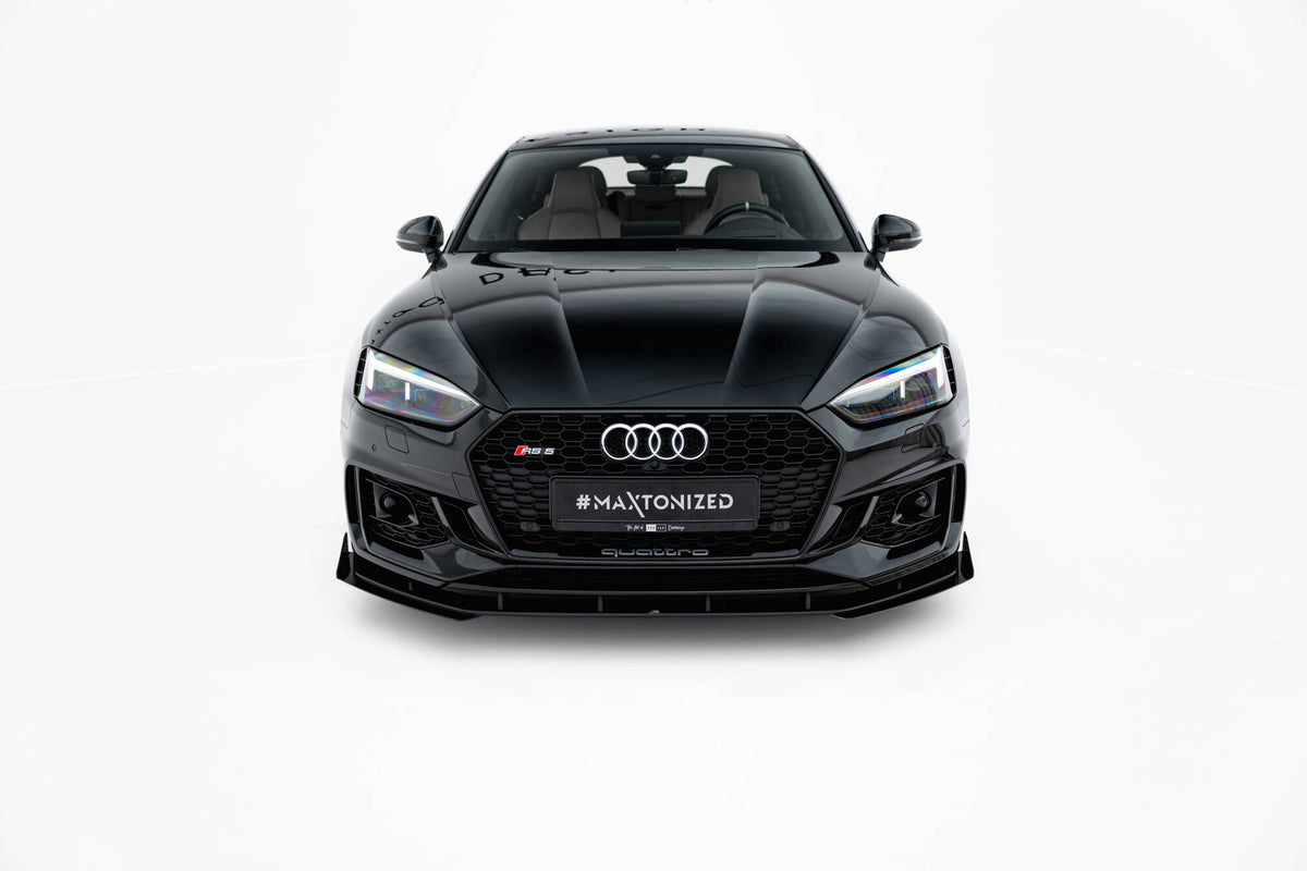 Street Pro Frontspoiler Lippe Flaps + Flaps Audi RS5 Coupe / Sportback F5
