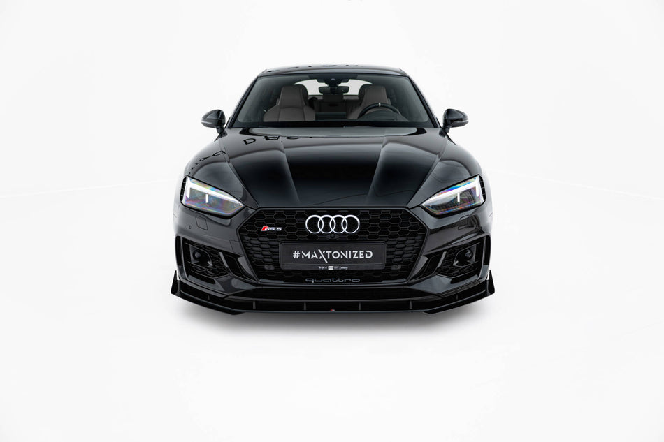 Street Pro Frontspoiler Lippe Flaps + Flaps Audi RS5 Coupe / Sportback F5
