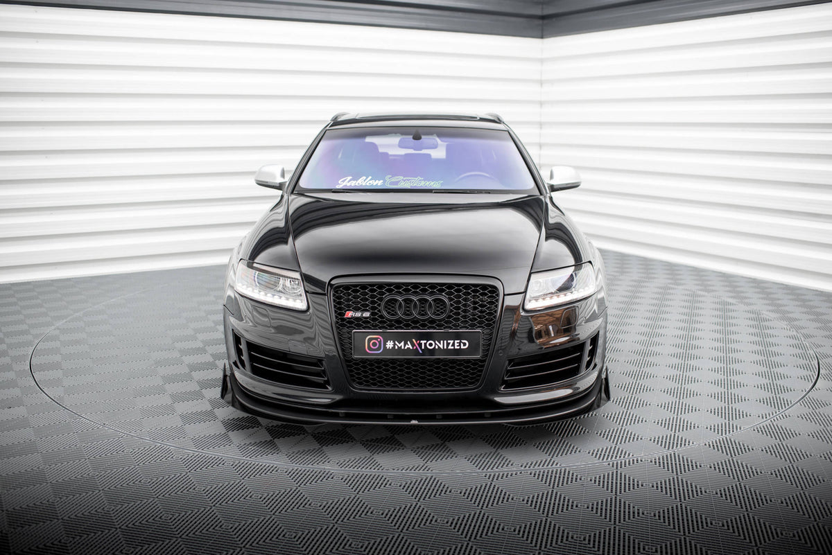 Street Pro Frontspoiler Lippe Flaps + Flaps Audi RS6 Avant C6
