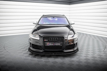 Street Pro Frontspoiler Lippe Flaps + Flaps Audi RS6 Avant C6