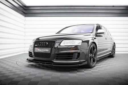 Street Pro Frontspoiler Lippe Flaps + Flaps Audi RS6 Avant C6