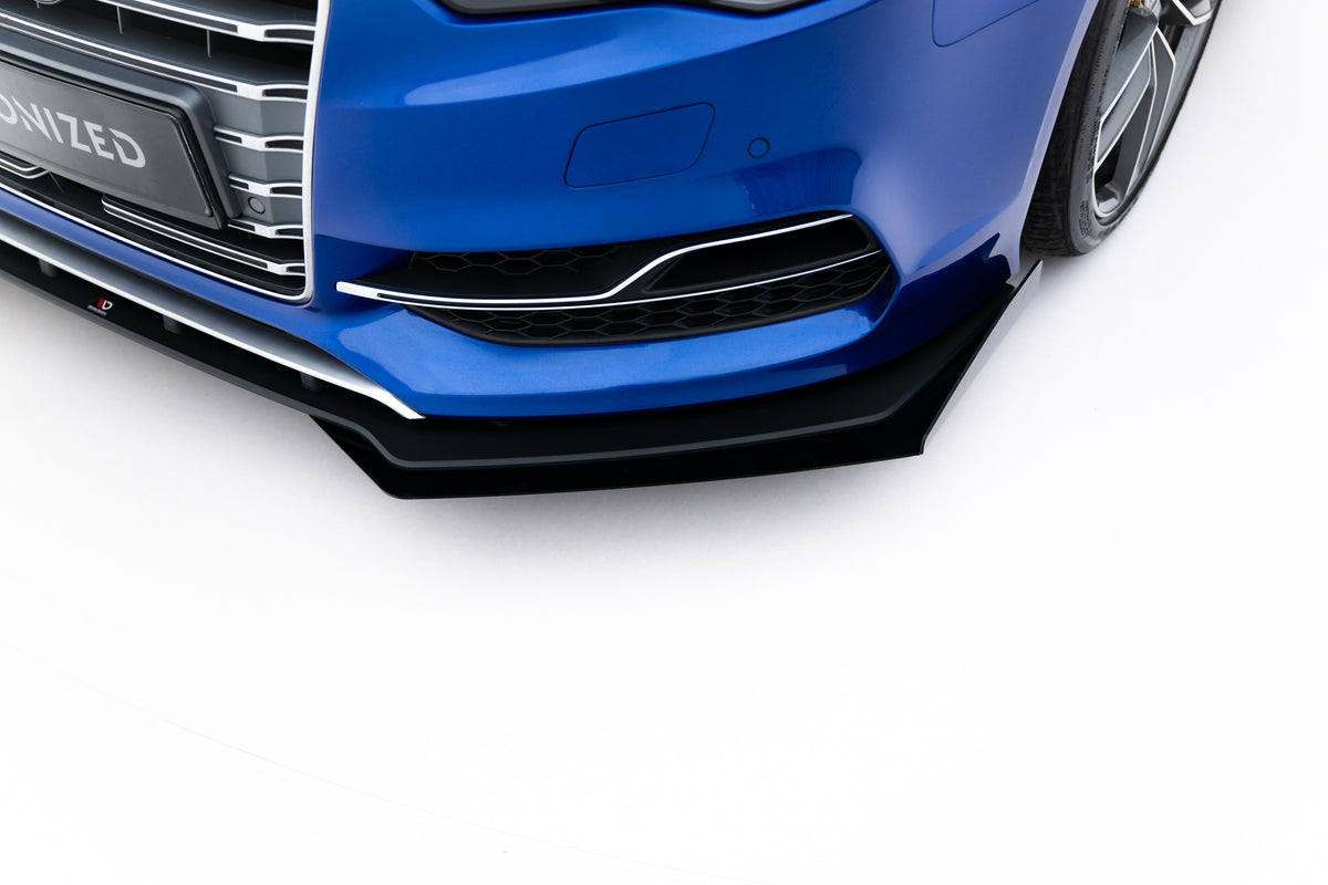 Street Pro Frontspoiler Lippe Flaps + Flaps Audi S3 / A3 S-Line Sedan 8V