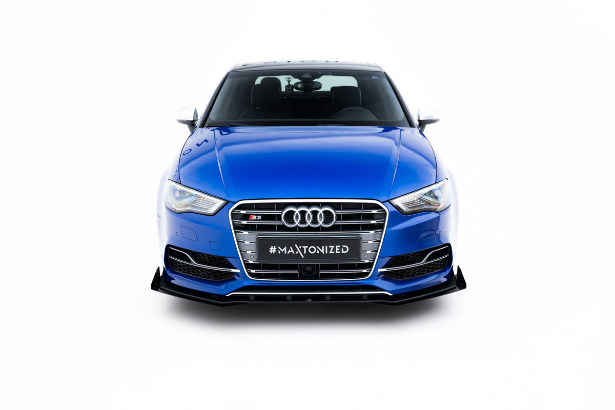 Street Pro Frontspoiler Lippe Flaps + Flaps Audi S3 / A3 S-Line Sedan 8V