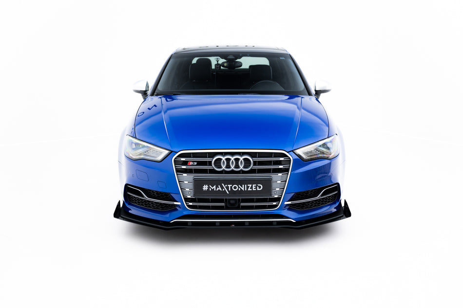 Street Pro Frontspoiler Lippe Flaps + Flaps Audi S3 / A3 S-Line Sedan 8V