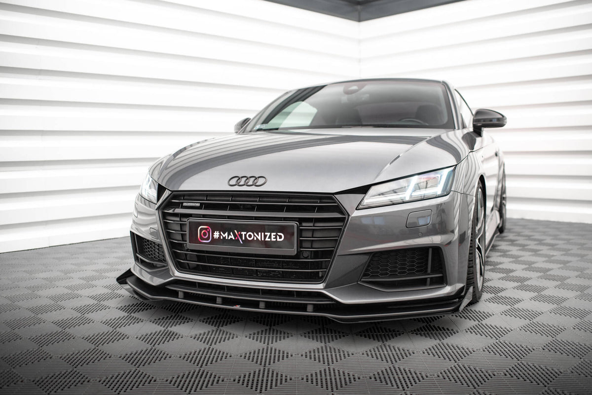 Street Pro Frontspoiler Lippe Flaps + Flaps Audi TT S / S-Line 8S