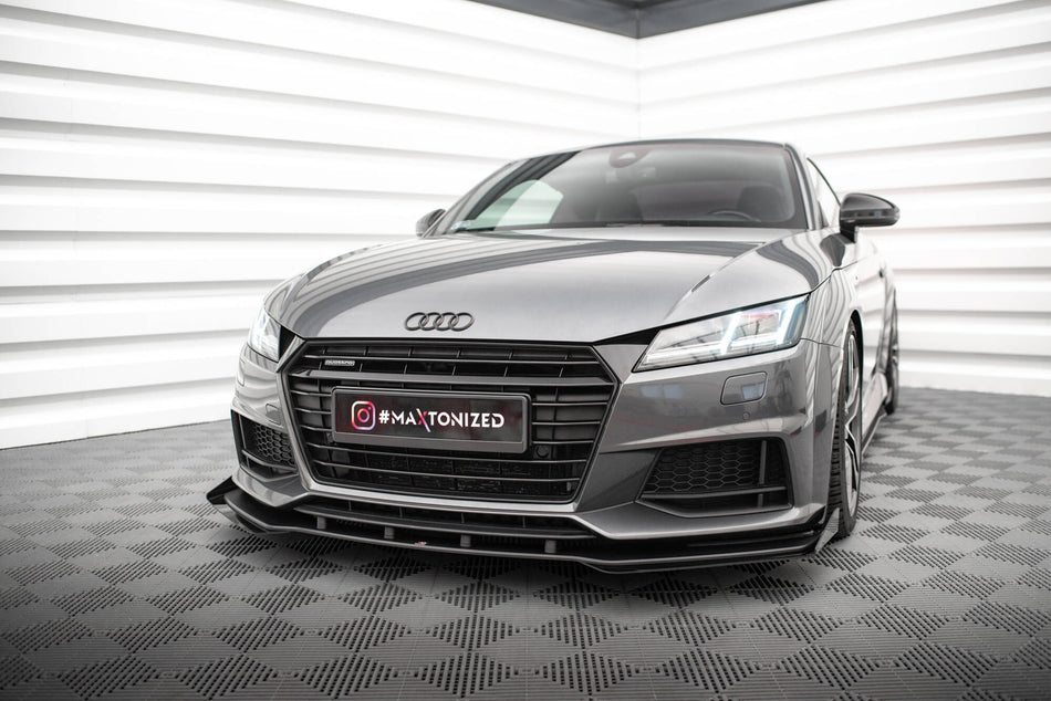 Street Pro Frontspoiler Lippe Flaps + Flaps Audi TT S / S-Line 8S