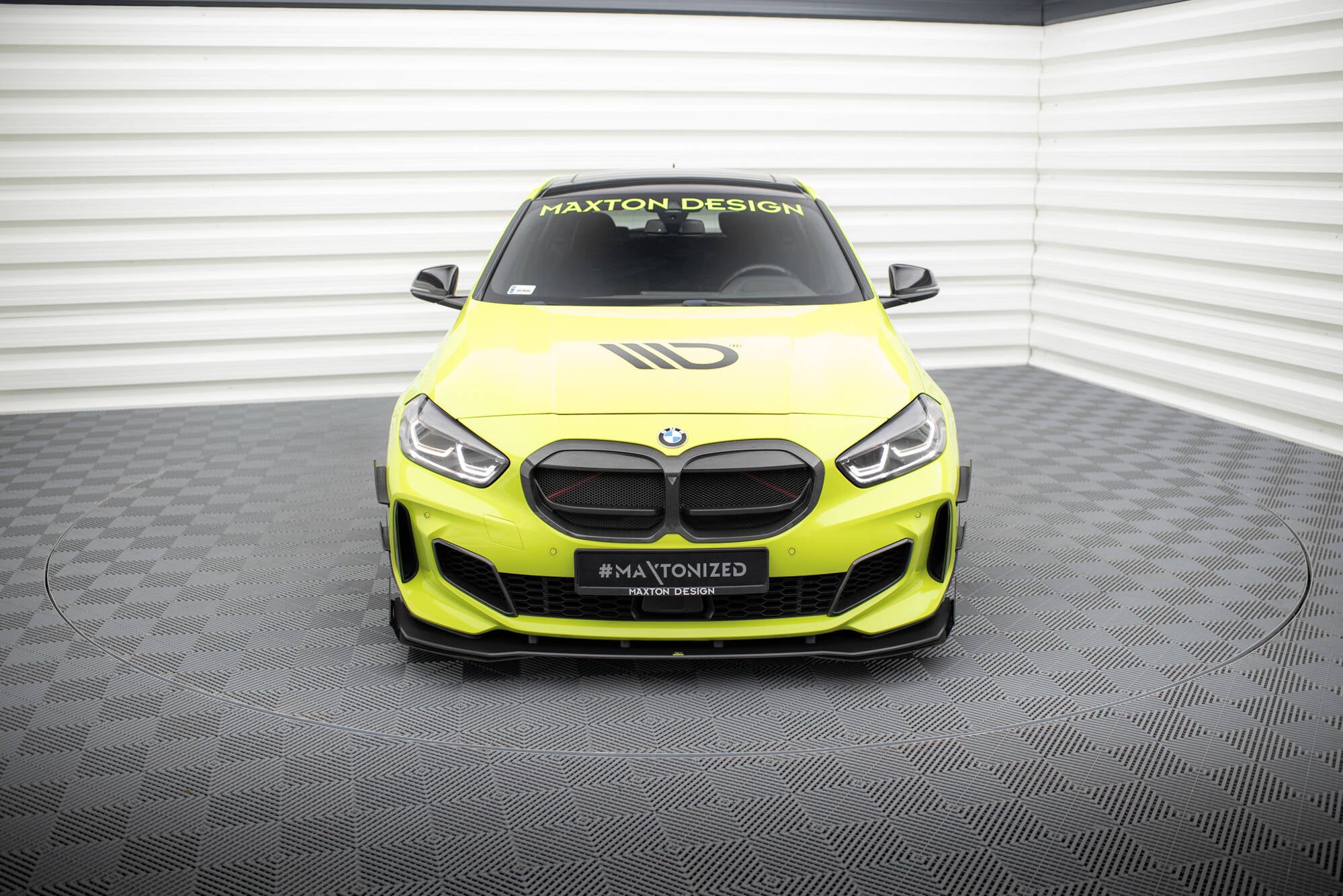 Street Pro Frontspoiler Lippe Flaps + Flaps BMW 1 M-PACK / M135i / 128ti F40