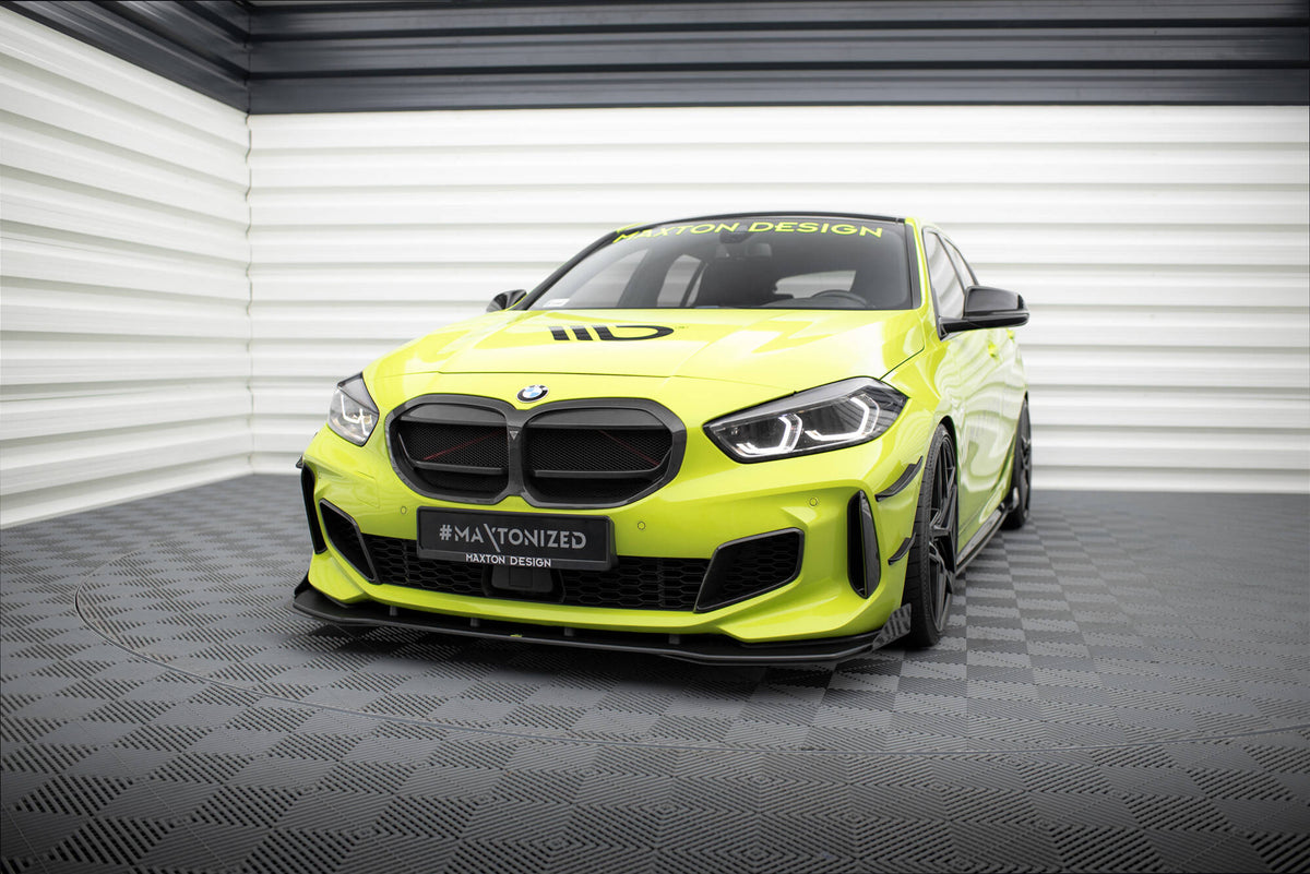 Street Pro Frontspoiler Lippe Flaps + Flaps BMW 1 M-PACK / M135i / 128ti F40