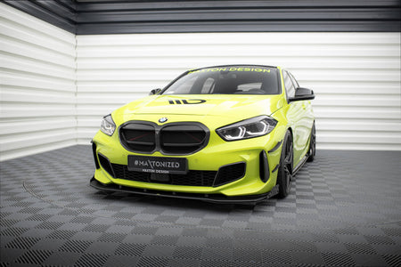 Street Pro Frontspoiler Lippe Flaps + Flaps BMW 1 M-PACK / M135i / 128ti F40