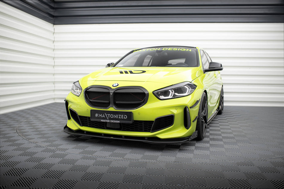 Street Pro Frontspoiler Lippe Flaps + Flaps BMW 1 M-PACK / M135i / 128ti F40