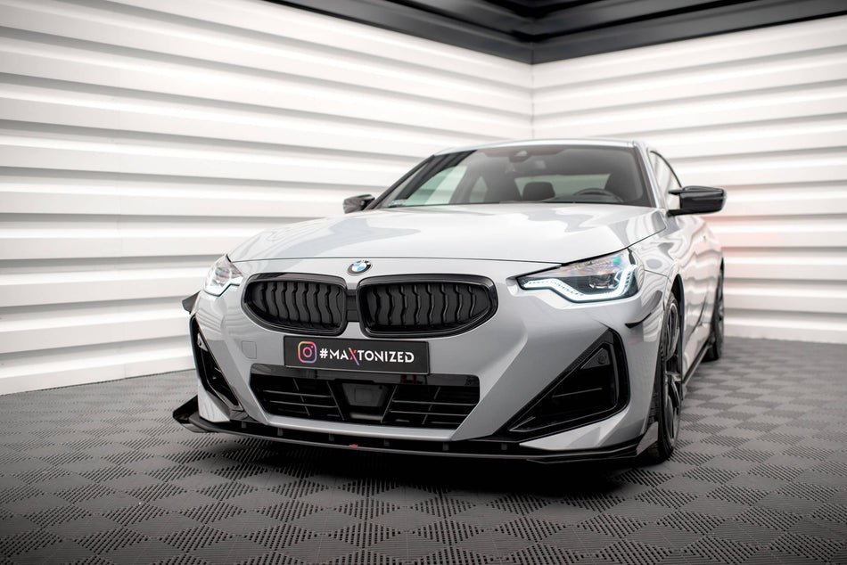 Street Pro Frontspoiler Lippe Flaps + Flaps BMW 2 Coupe M-PACK / M240i G42