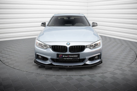 Street Pro Frontspoiler Lippe Flaps + Flaps BMW 4 Coupe / Gran Coupe / Cabrio M-PACK F32 / F36 / F33