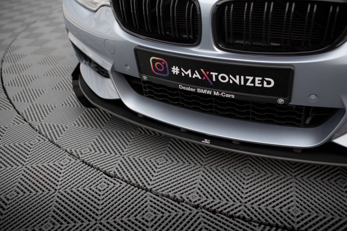 Street Pro Frontspoiler Lippe Flaps + Flaps BMW 4 Coupe / Gran Coupe / Cabrio M-PACK F32 / F36 / F33