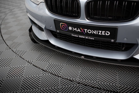 Street Pro Frontspoiler Lippe Flaps + Flaps BMW 4 Coupe / Gran Coupe / Cabrio M-PACK F32 / F36 / F33