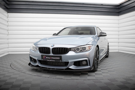 Street Pro Frontspoiler Lippe Flaps + Flaps BMW 4 Coupe / Gran Coupe / Cabrio M-PACK F32 / F36 / F33