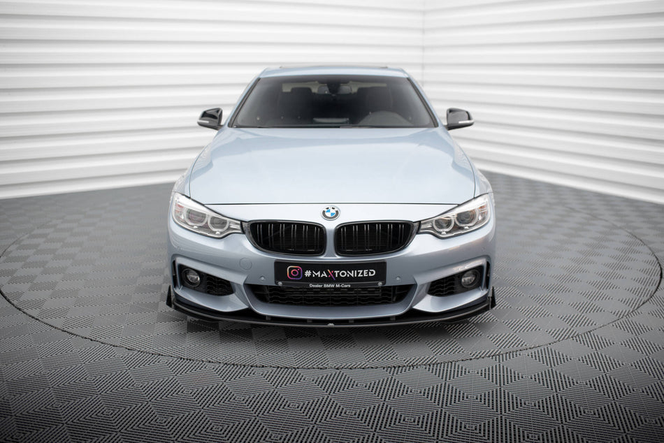 Street Pro Frontspoiler Lippe Flaps + Flaps BMW 4 Coupe / Gran Coupe / Cabrio M-PACK F32 / F36 / F33