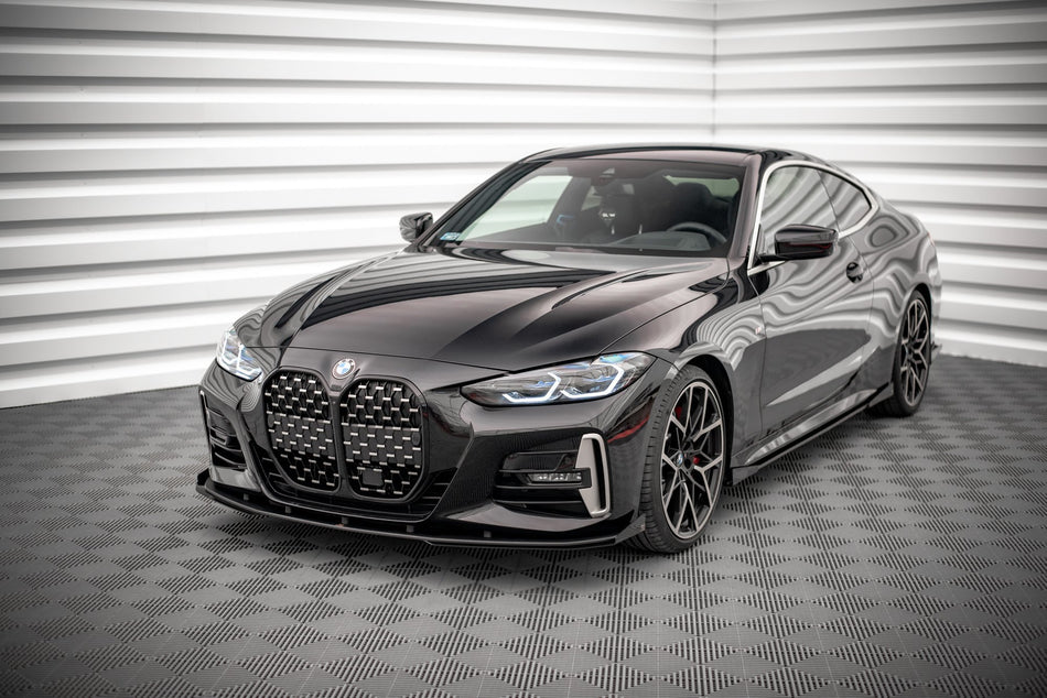 Street Pro Frontspoiler Lippe Flaps BMW 4 M-PACK / M440i G22 / G23 / G22 Facelift / G23 Facelift