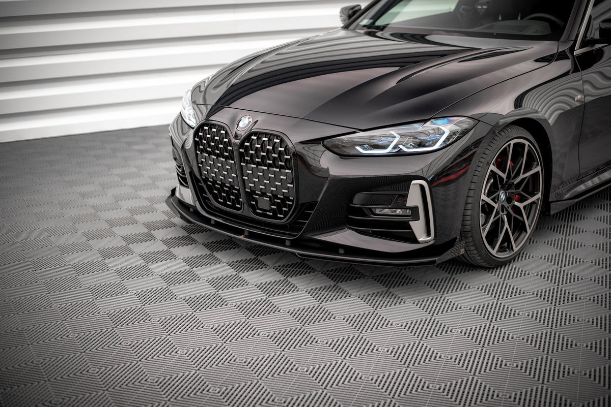 Street Pro Frontspoiler Lippe Flaps BMW 4 M-PACK / M440i G22 / G23 / G22 Facelift / G23 Facelift