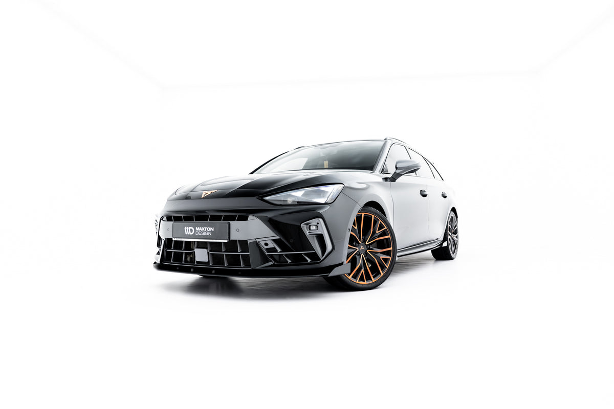 Street Pro Frontspoiler Lippe Flaps + Flaps Cupra Leon ST / Hatchback MK1 Facelift
