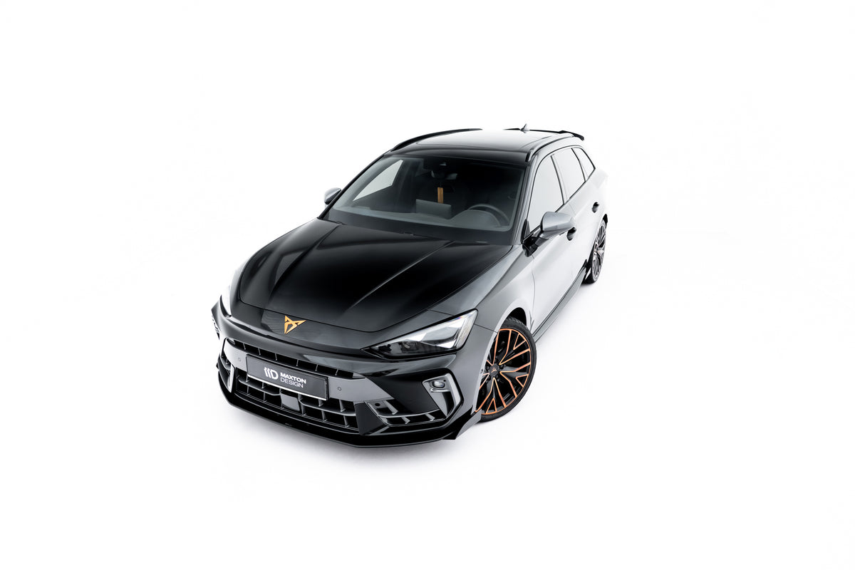 Street Pro Frontspoiler Lippe Flaps + Flaps Cupra Leon ST / Hatchback MK1 Facelift
