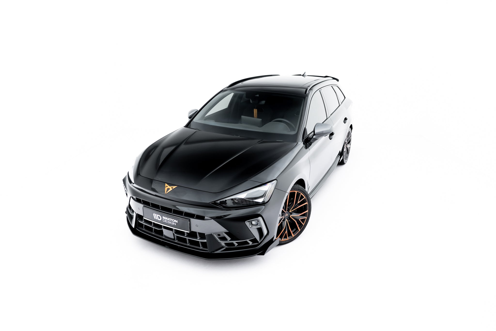 Street Pro Frontspoiler Lippe Flaps + Flaps Cupra Leon ST / Hatchback MK1 Facelift
