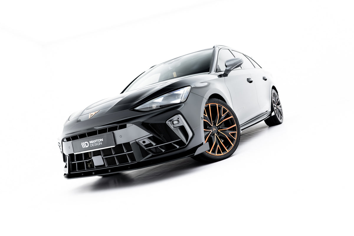 Street Pro Frontspoiler Lippe Flaps + Flaps Cupra Leon ST / Hatchback MK1 Facelift