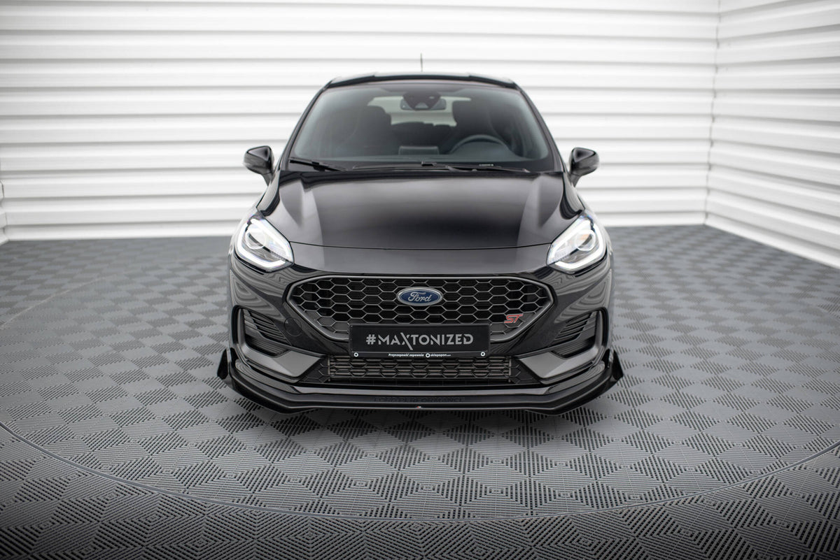 Street Pro Frontspoiler Lippe Flaps + Flaps Ford Fiesta ST MK8 Facelift