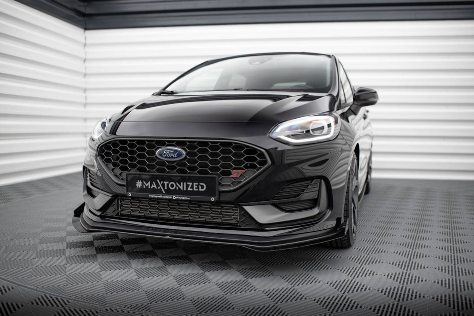 Street Pro Frontspoiler Lippe Flaps + Flaps Ford Fiesta ST MK8 Facelift