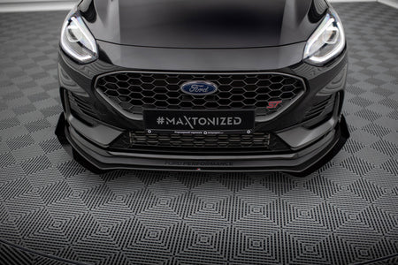 Street Pro Frontspoiler Lippe Flaps + Flaps Ford Fiesta ST MK8 Facelift