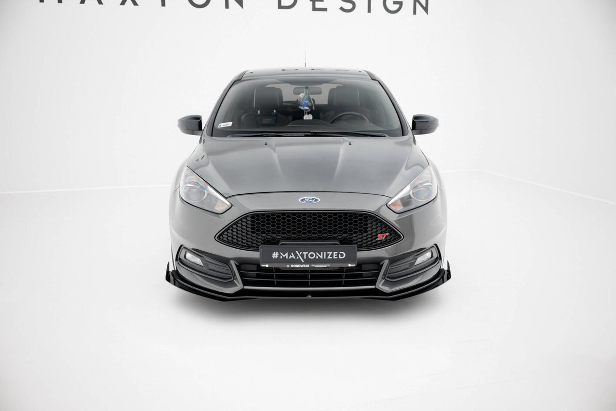 Street Pro Frontspoiler Lippe Flaps + Flaps Ford Focus ST MK3 Facelift