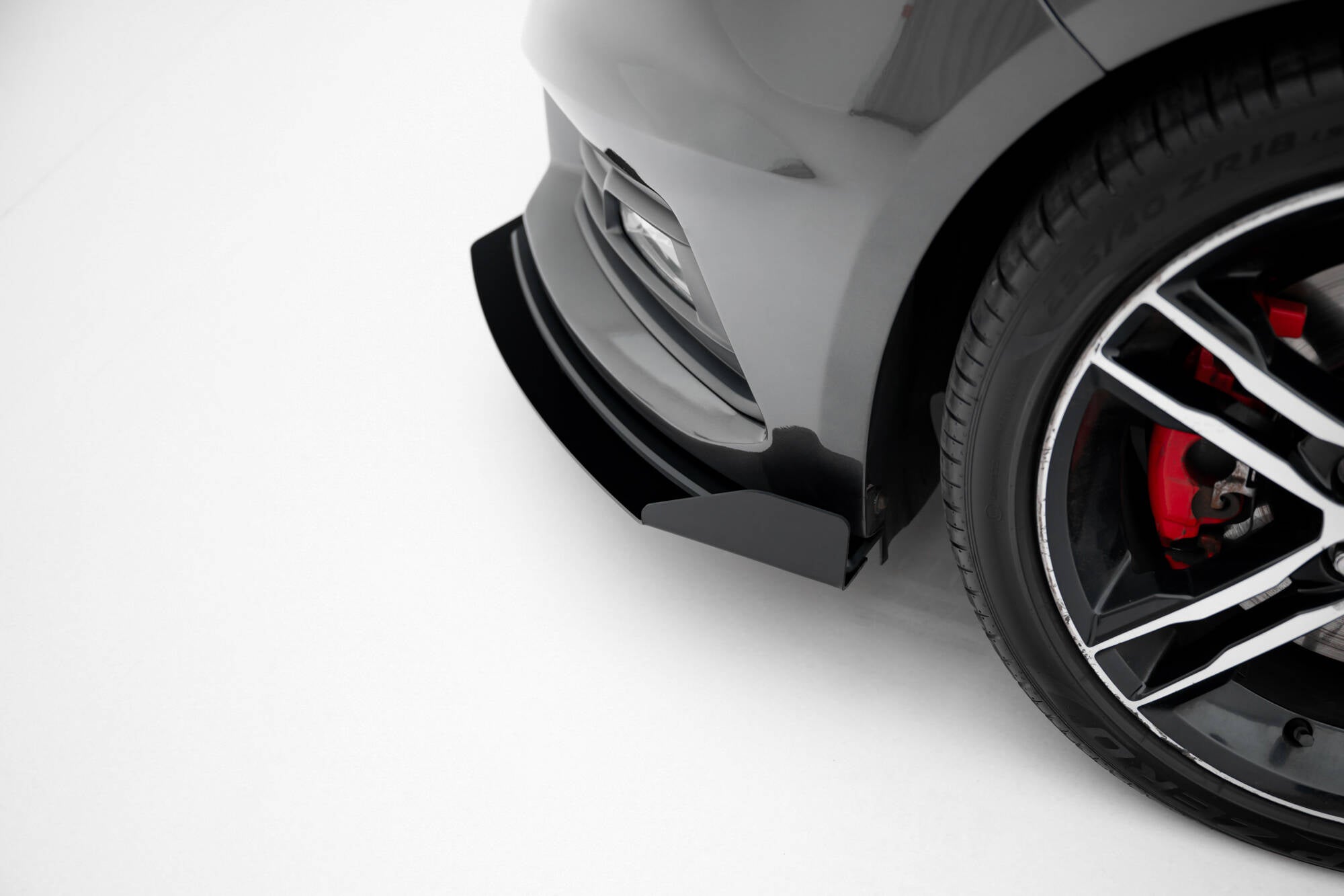 Street Pro Frontspoiler Lippe Flaps + Flaps Ford Focus ST MK3 Facelift