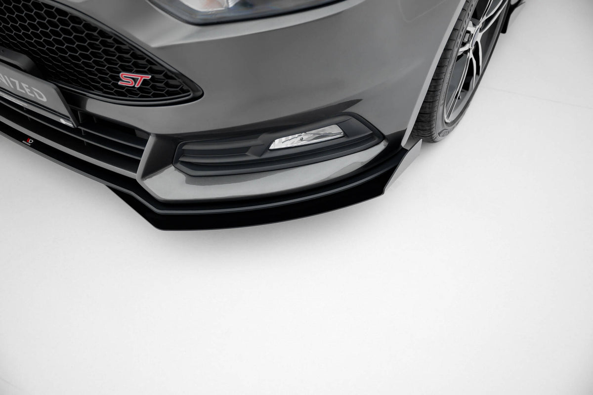 Street Pro Frontspoiler Lippe Flaps + Flaps Ford Focus ST MK3 Facelift