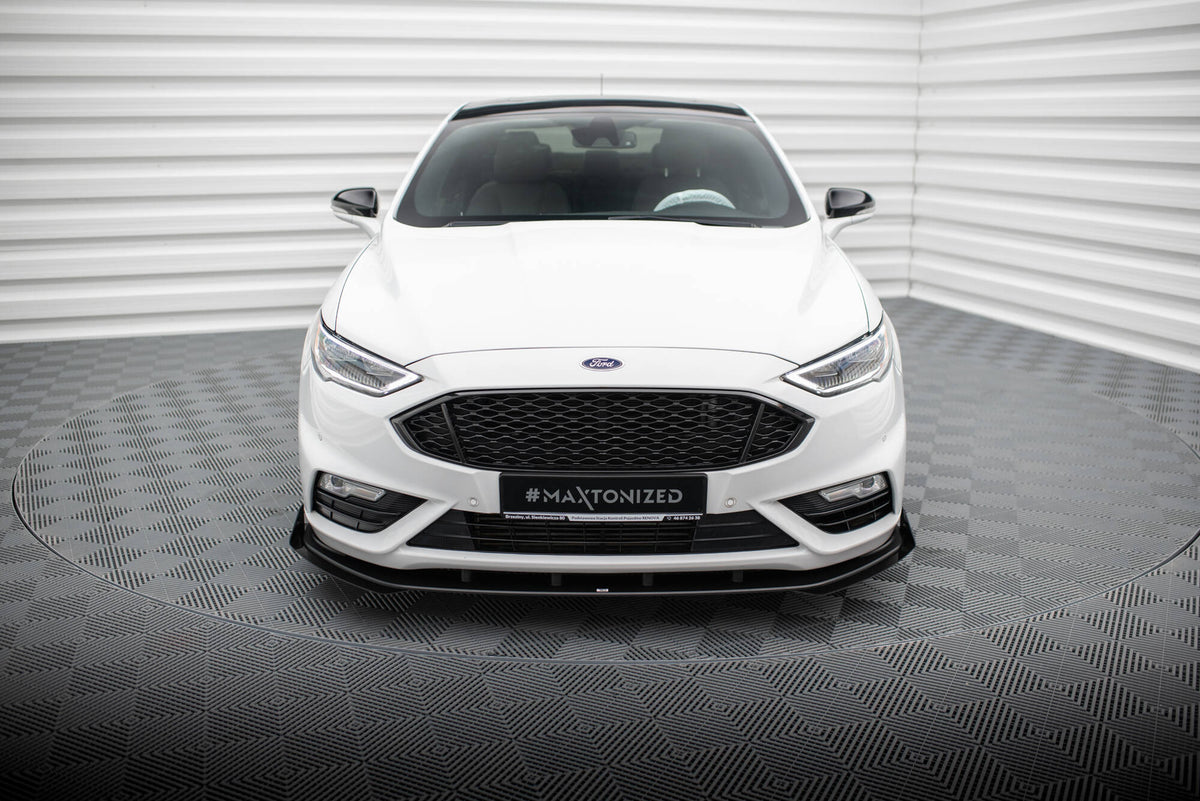 Street Pro Frontspoiler Lippe Flaps + Flaps Ford Mondeo Sport MK5 Facelift / Fusion Sport MK2 Facelift